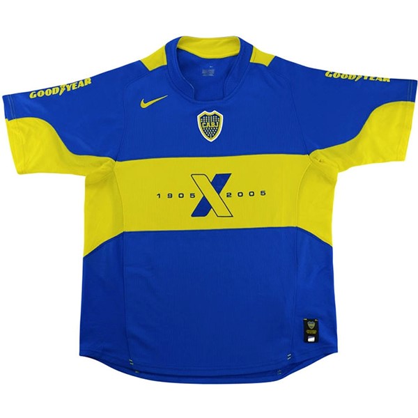 Camiseta Boca Juniors Primera equipo Retro 2005 Azul
